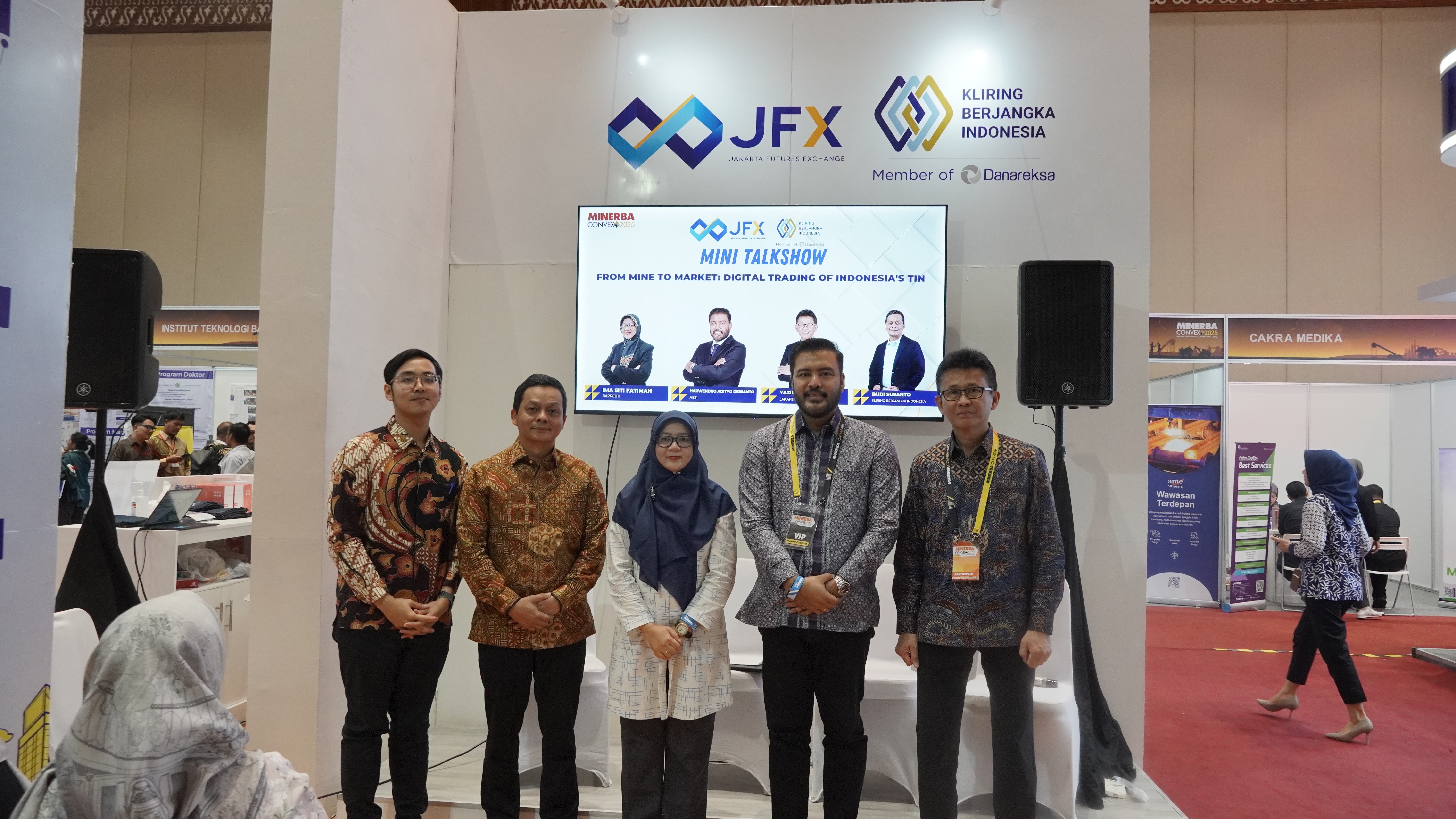 Existence of JFX and KBI at Minerba Convex 2025: Strengthening Governance and Competitiveness in Commodity Trading