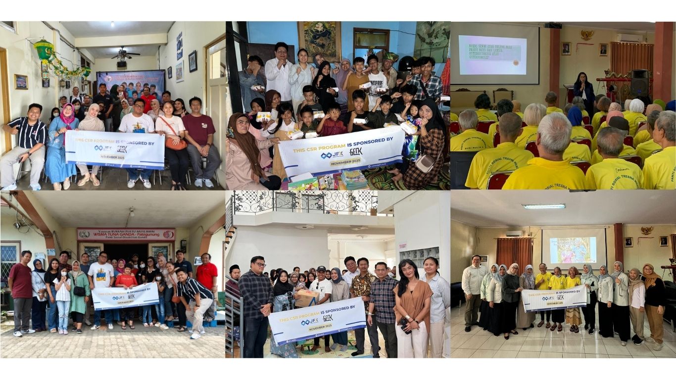 Supporting Children, Women, Persons with Disabilities, and the Elderly, JFX and Genk Capital Carry Out CSR Programs in Bandung, Depok, and Jakarta